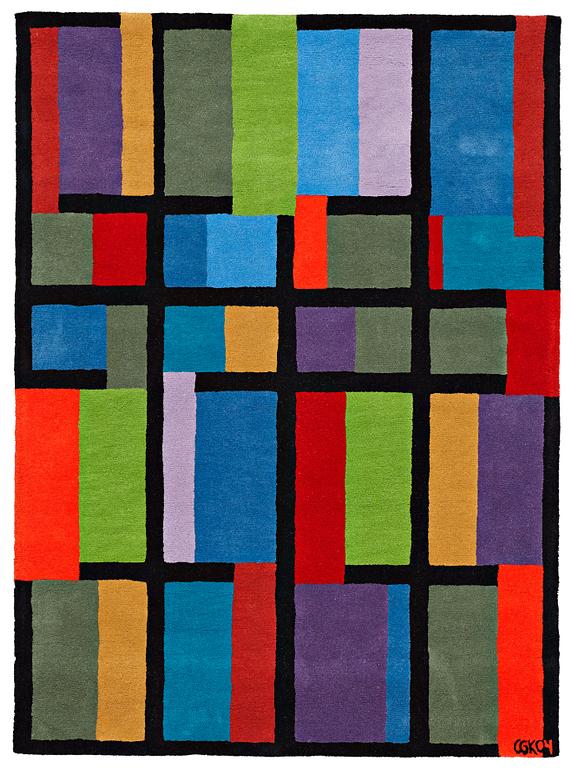 C Göran Karlsson, A CARPET, "Goran 4", handtufted, C Göran Karlsson/Asplund, ca 223 x 163 cm, signed CGK04.