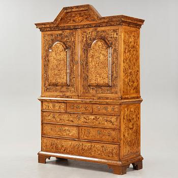 A Swedish late Baroque 18th century cupboard.