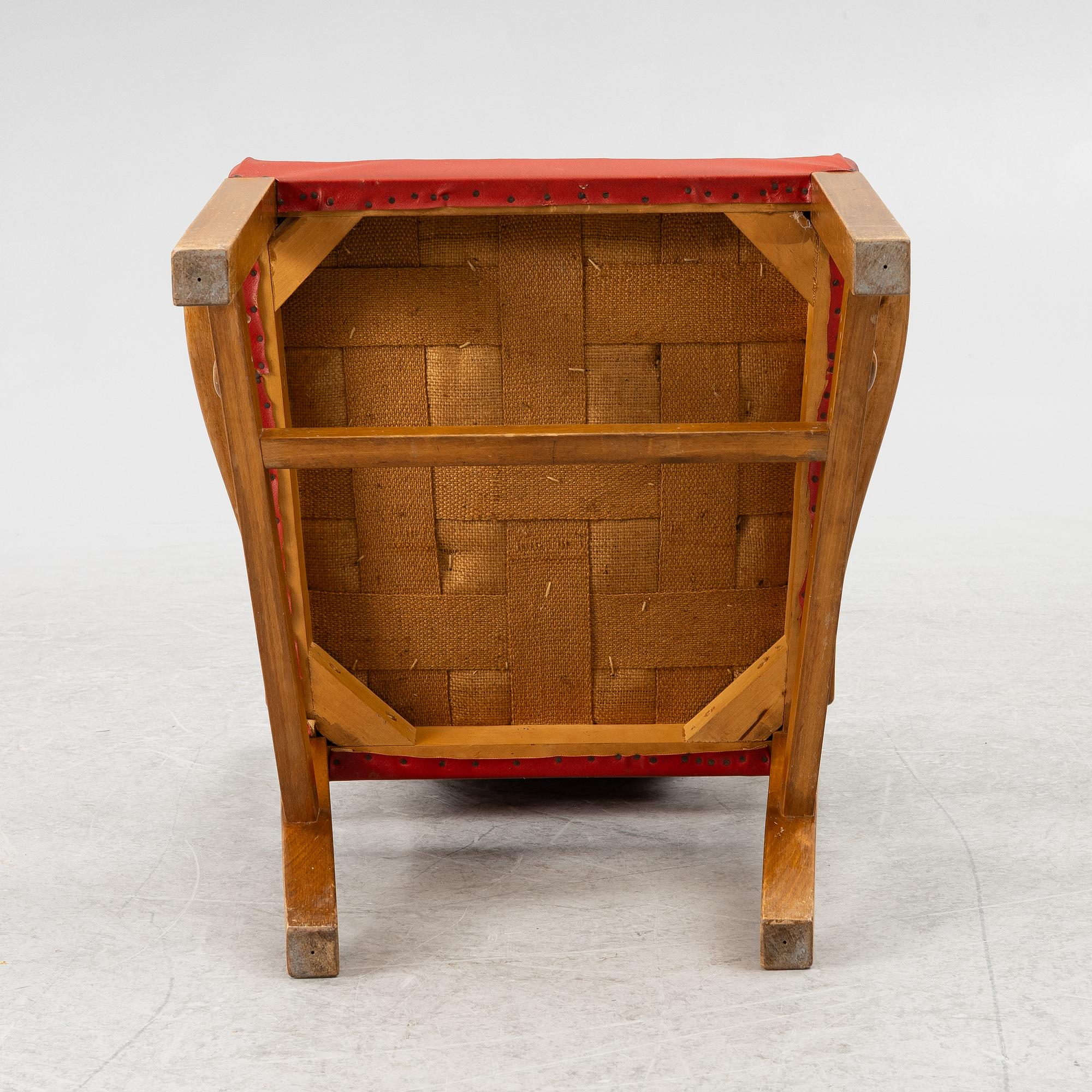 Josef Frank, a model B2163 armchair, Svenskt Tenn.