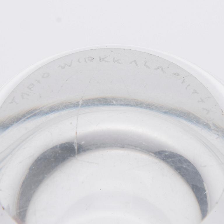 VAS, glas, modell 3508, signerad Tapio Wirkkala Iittala. Formgiven 1950.