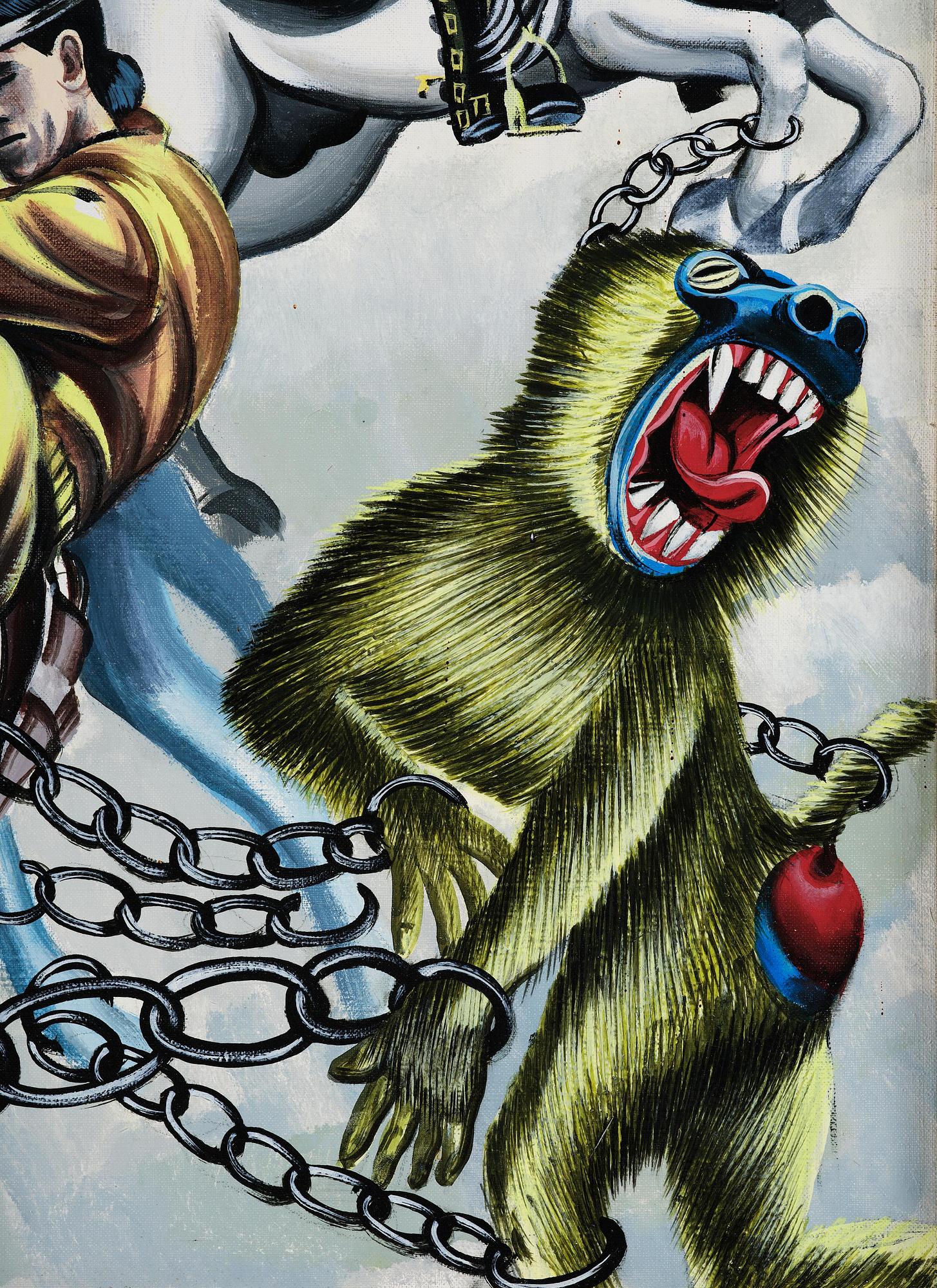 Erró (Gudmundur Gudmundsson), "Organe et Philippe V".