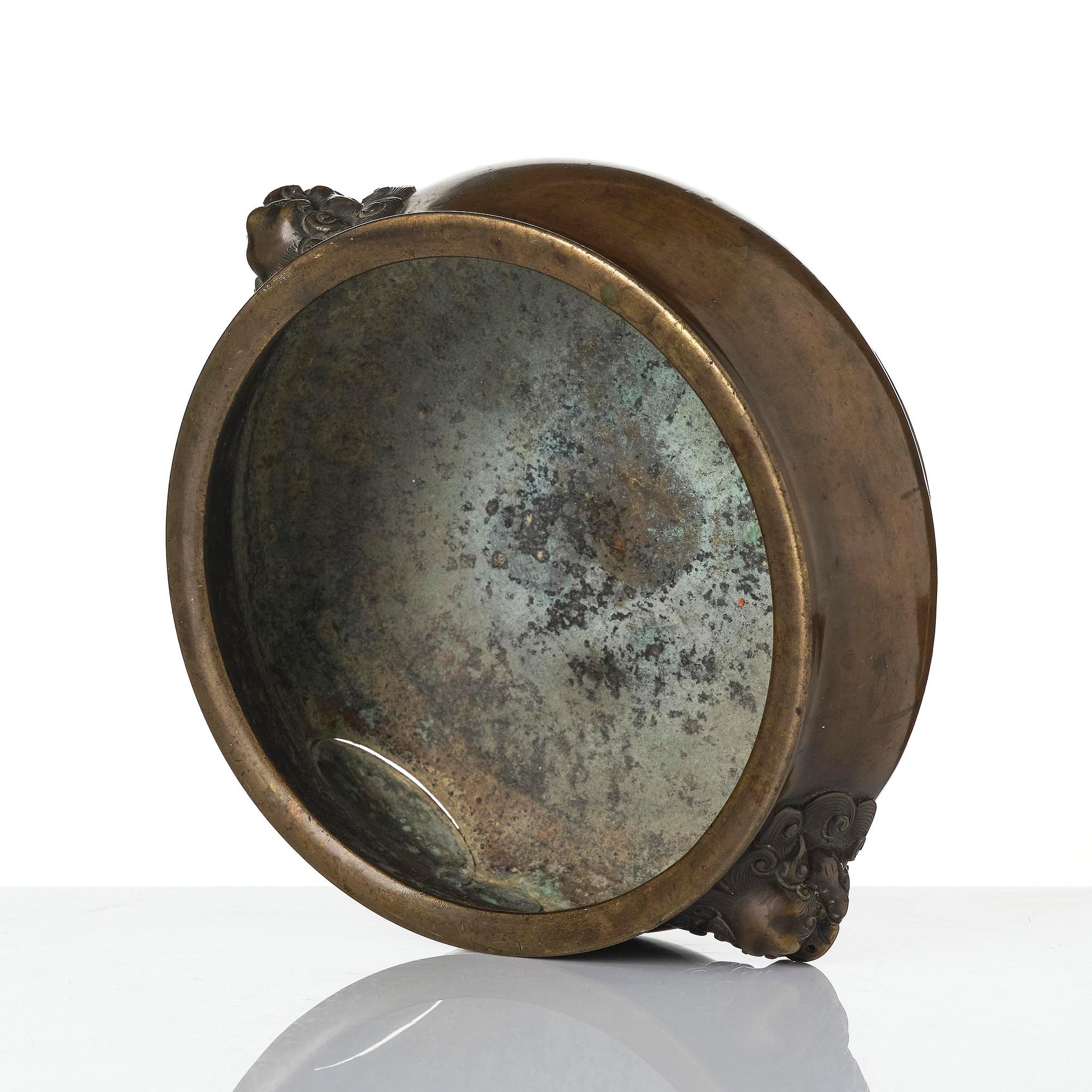 A bronze censer, Qing dynasty, 19th century with a Xuande mark.
