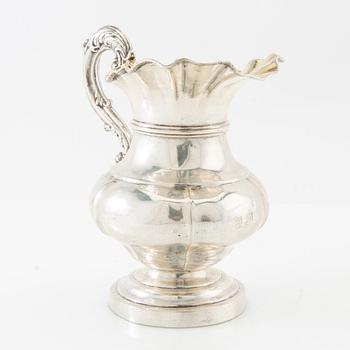 Gustaf Möllenborg milk jug silver Stockholm 1842.