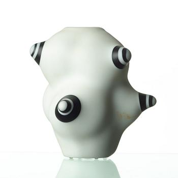 PER B SUNDBERG, vas, glas, Orrefors 2003, unik.