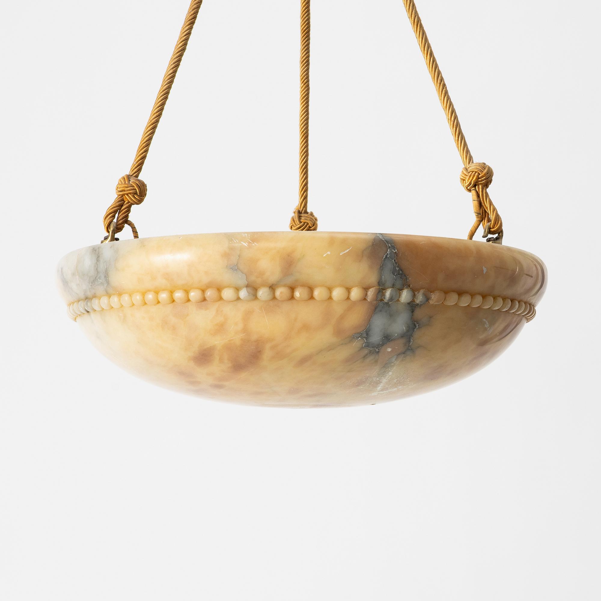 Takampel, alabaster, 1920-tal.