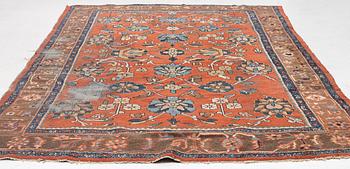 Matta, antik Mahal Västra Persien, ca 390 x 267 cm.