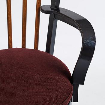 Axel Einar Hjorth, a "Bridge", easy chair, Nordiska Kompaniet, Sweden 1930s.