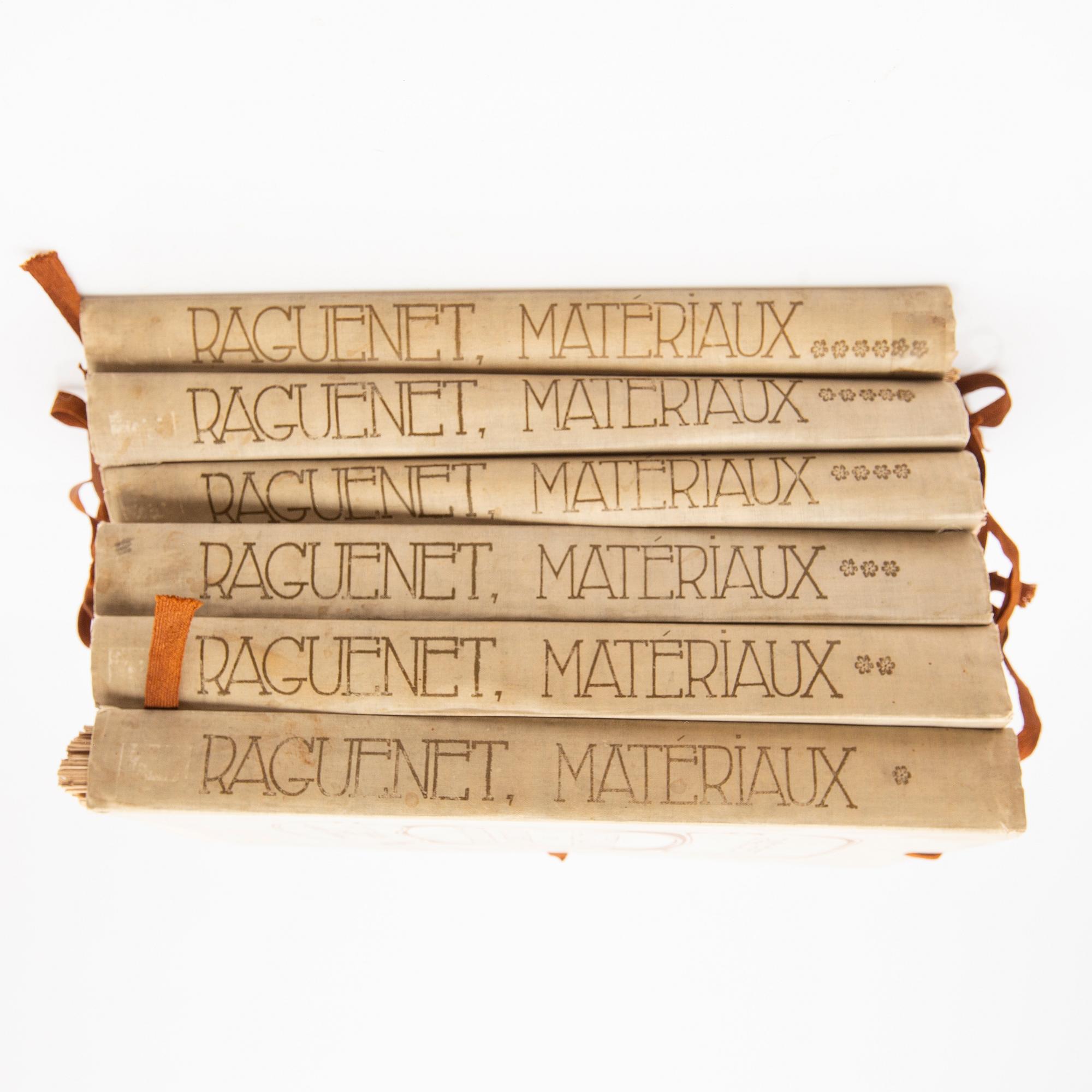 Architectural books, a series, 6 parts, Raguenet, "Matériaux et Documents D'architecture", 1912.