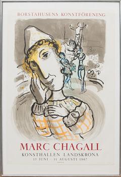 Marc Chagall · MARC CHAGALL, affisch, Mourlot 1967.