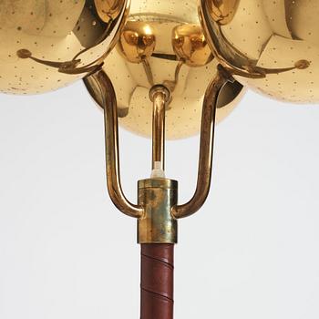 Carl-Axel Acking, a rare model "2645" floor lamp, Bröderna Malmströms metallvarufabrik, Sweden 1940s-50s.