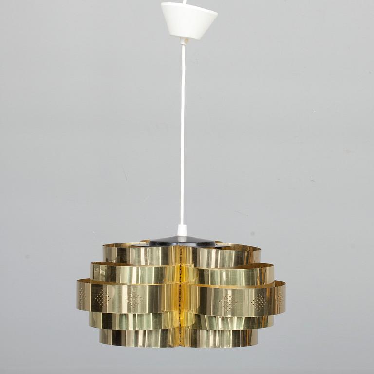 TAKLAMPA, mässing, 1900-talets slut. Höjd ca 60 cm.