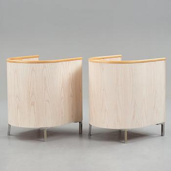 Mats Theselius, "Theselius Trä", fåtöljer 1 par, Källemo, 2000-tal.