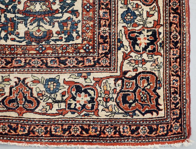 SEMI-ANTIQUE ESFAHAN. 198 x 139 cm.