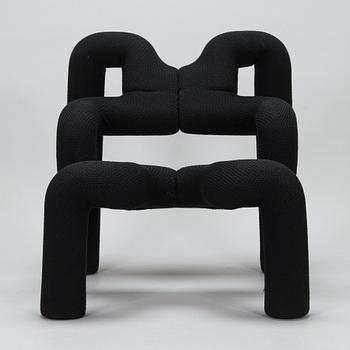 Terje Ekstrøm, a late 20th-century 'Ekstrem' armchair for Stokke Fabrikker, Norway.