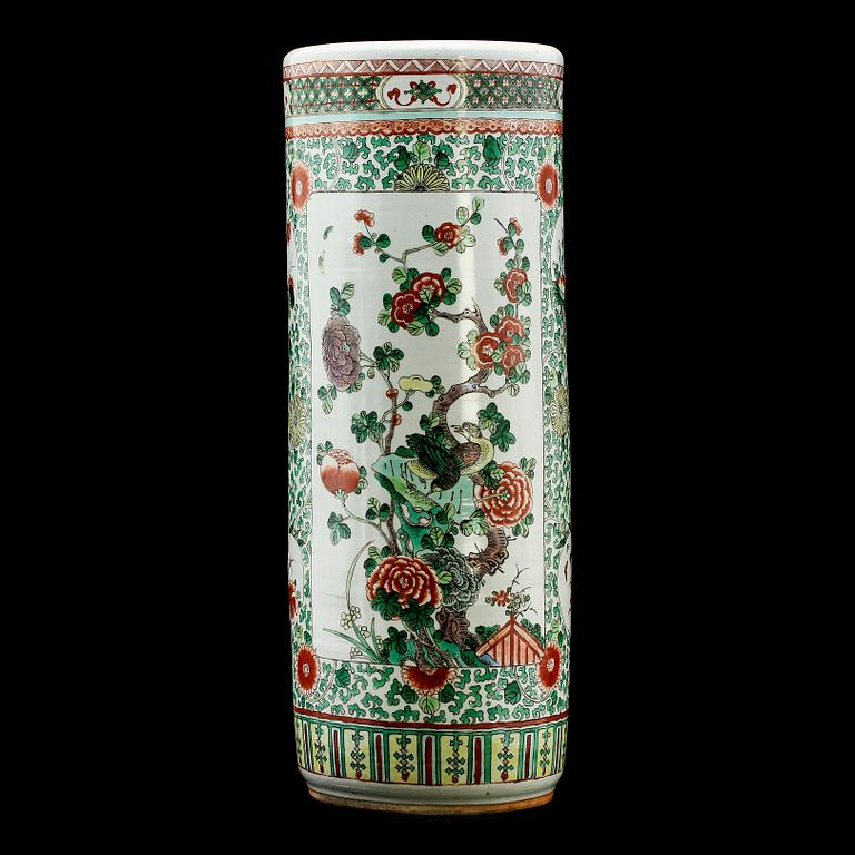 PARAPLYSTÄLL, porslin, Kina, 1800/1900-tal.