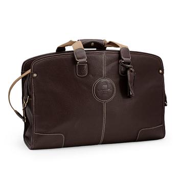 476. LANCEL, a brown leather bag.