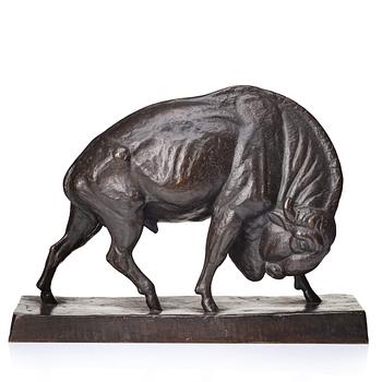 498. Arvid Knöppel, "Visent" (European bison).