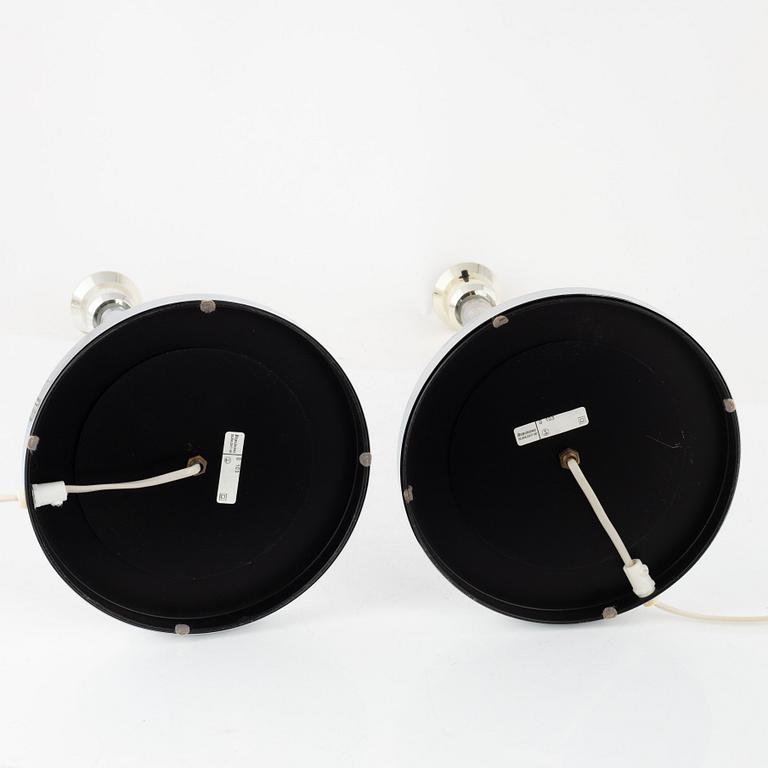 A pair of model 'B 103' table lights, Bergboms, 1970's.