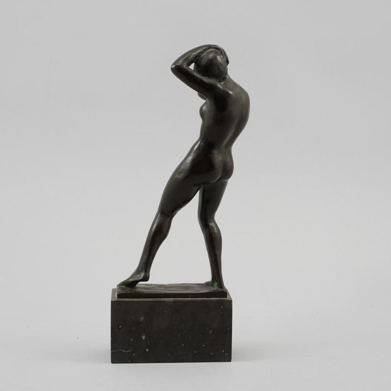 OSCAR JOHANNESSON, skulptur, brons, signerad.