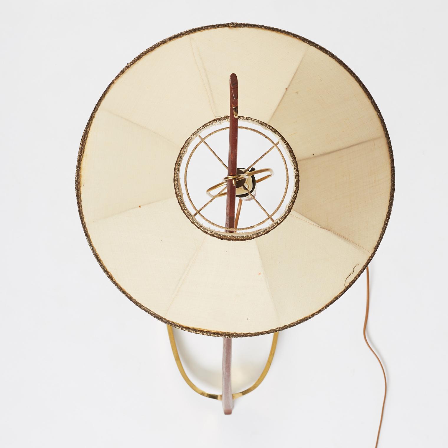 Golvlampa, J. T. Kalmar (1884-1968), modell 2076, 'Dornstab', Wien, Österrike, 1900-talets mitt.