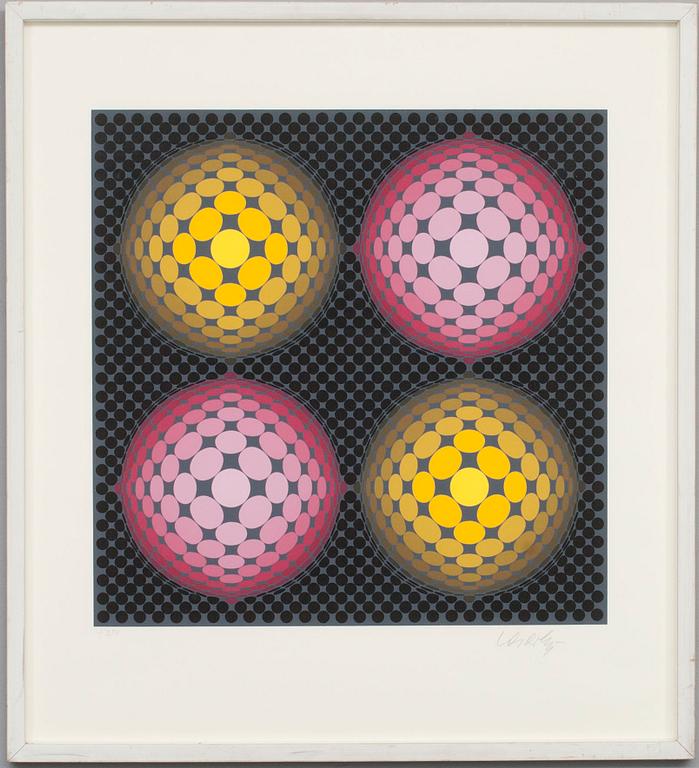 VICTOR VASARELY, serigrafi, signerad och numrerad 2/250.