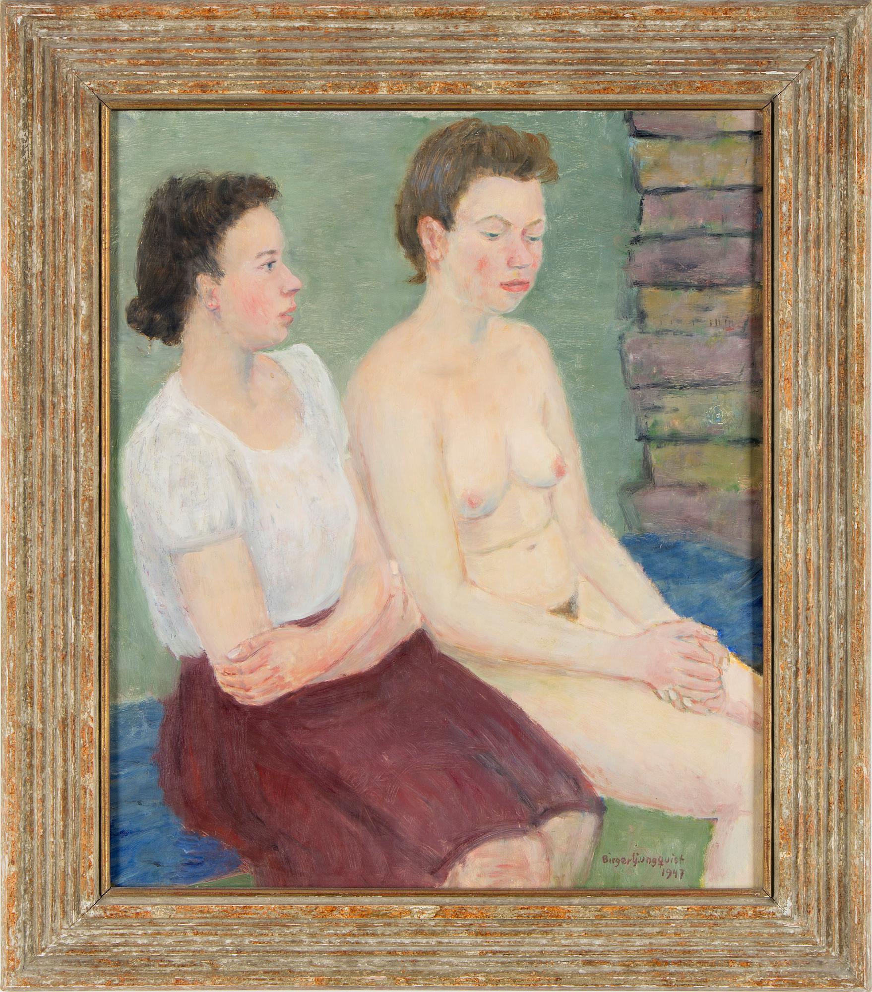 BIRGER LJUNGQUIST, panel signed Birger Ljungqvist and dated 1947.