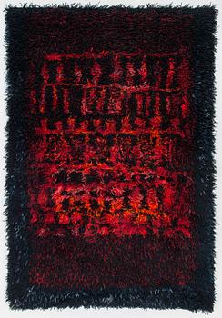 LEENA-KAISA HALME, a Finnish long pile rug. Model for Neovius. Circa 146x100 cm.