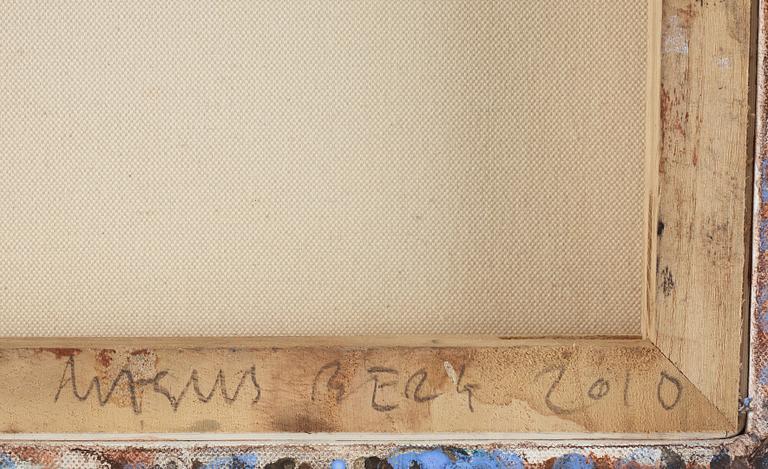 Magnus Berg, blandteknik på duk, signerad. Daterad 2010 a tergo.