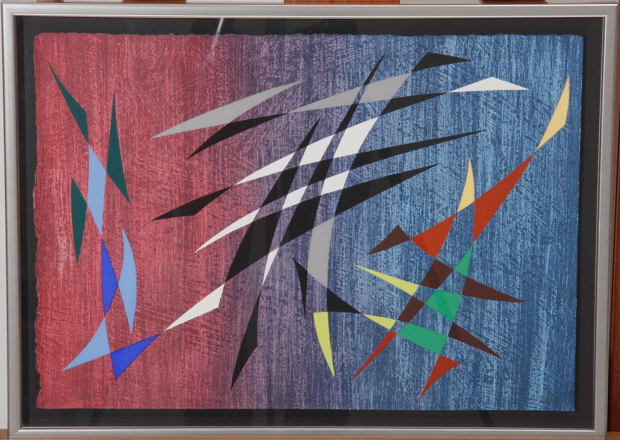 OLOFSSON, PIERRE, färgseriegrafi. Sign o numr 41/150.