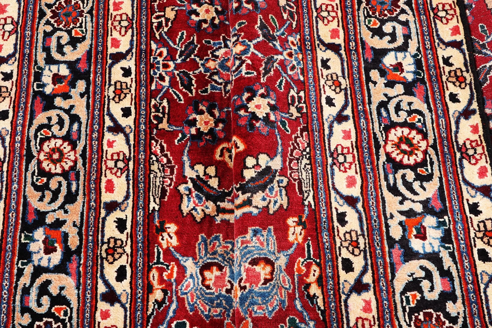 A carpet, Moud, ca 298 x 196 cm.