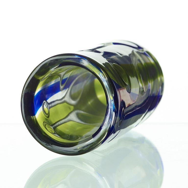 VICKE LINDSTRAND, vas, glas, Kosta 1950-70-tal.