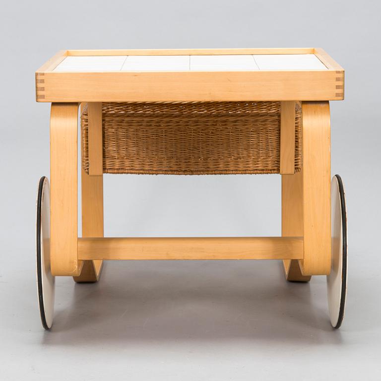 Alvar Aalto, a 1970's '900' tea trolley for Artek.