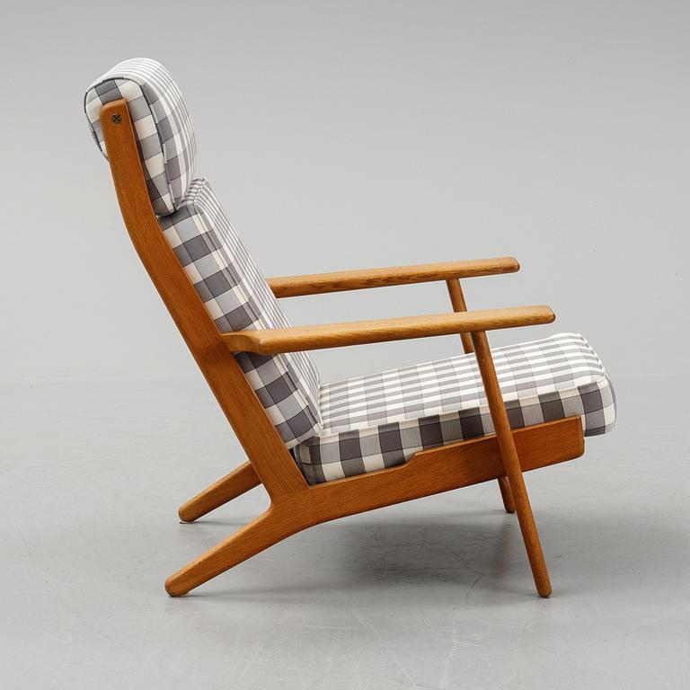 Hans J Wegner, fåtölj, modell GE-290 Getama, Gedsted Danmark, sent 1900-tal.