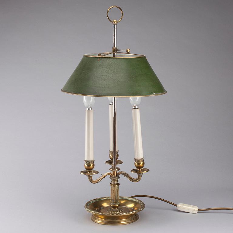 BOUILOTTELAMPA, empirstil, 1900-talets mitt.