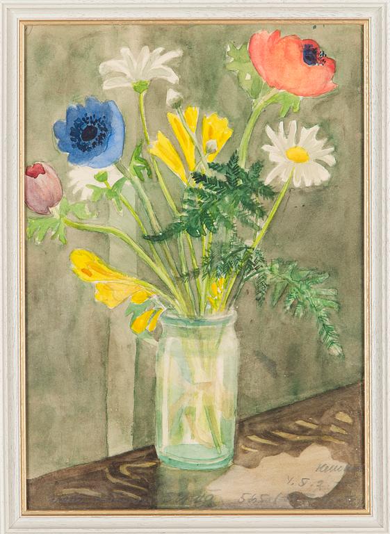 Greta Hällfors-Sipilä, Meadow Flowers in a Vase.