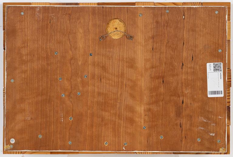 Gunnar Kanevad, a wooden relief, unclear signature and dating.