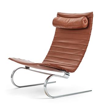 56. Poul Kjaerholm, a "PK20" easy chair, Fritz Hansen, Denmark 1986.