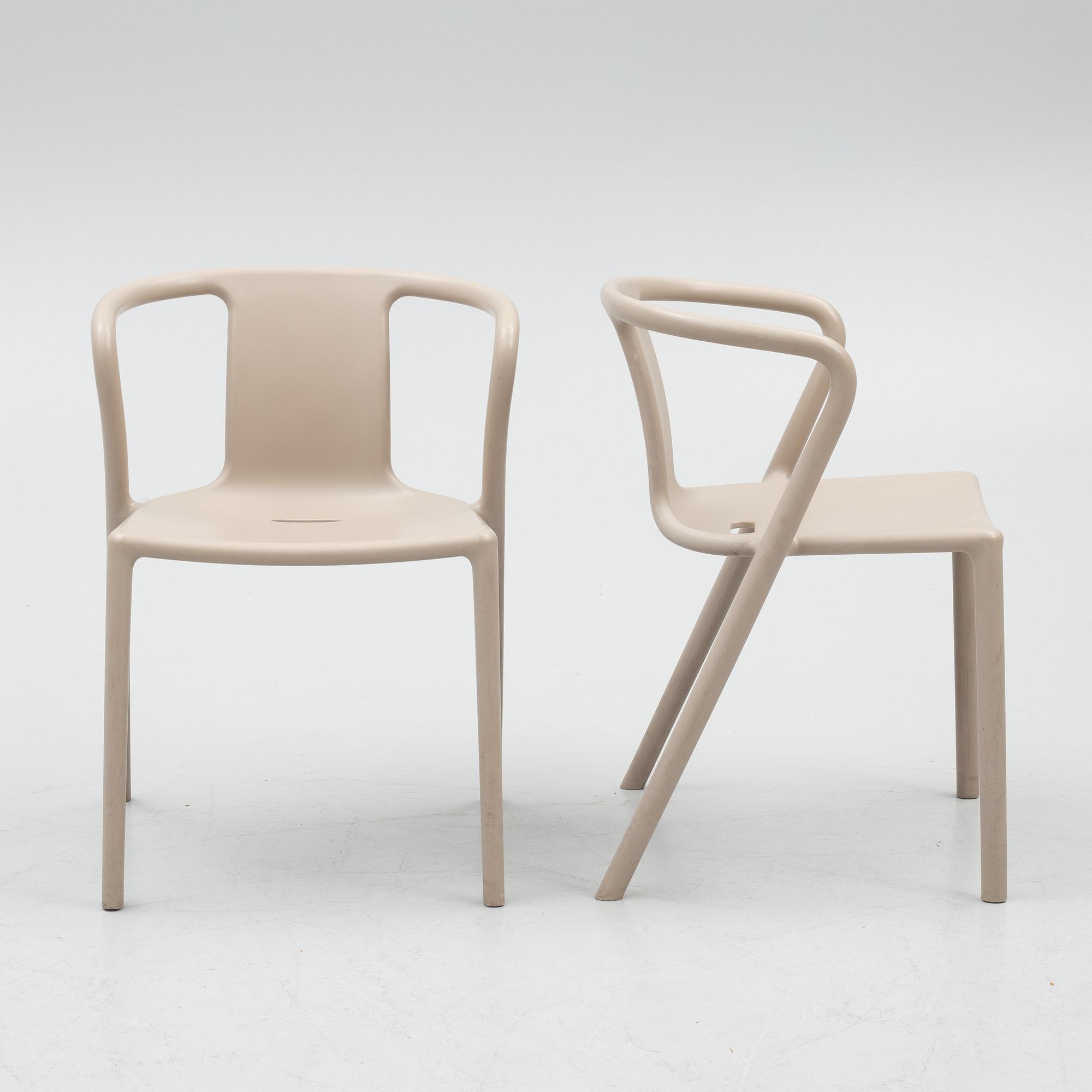 Jasper Morrison, karmstolar, 4 st, "Air", Magis, Italien.