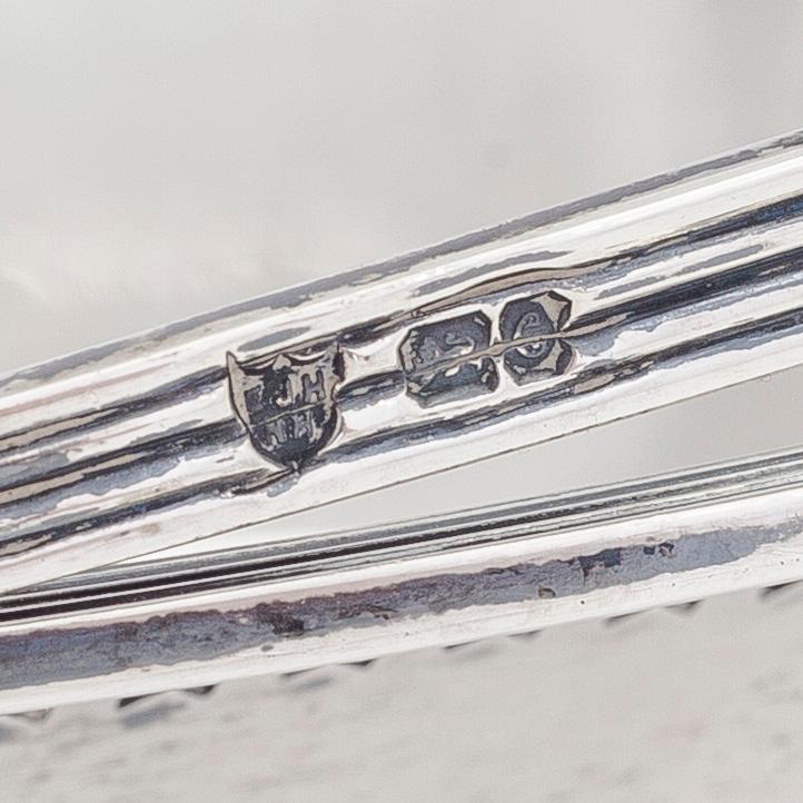 Haseler Brothers, brödkorg, sterlingsilver, Chester, England 1903.