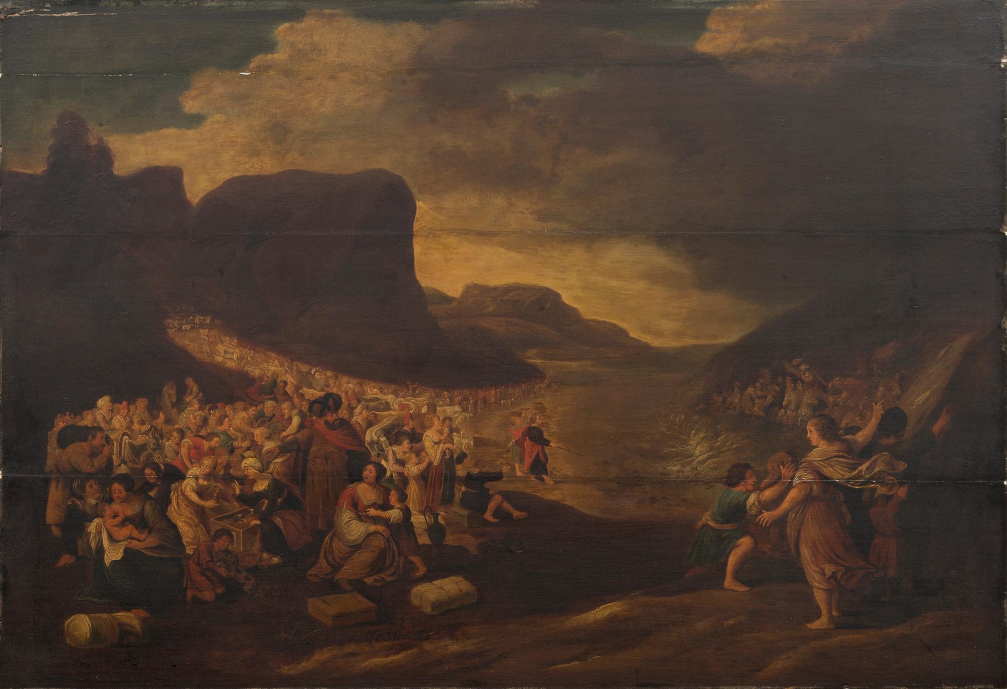 HANS III JORDAENS ca. 1595 – 1643, hans art, olja på pannå.