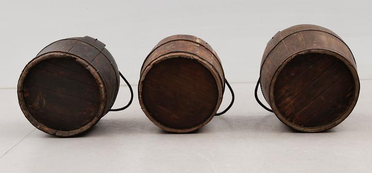 VATTENSPANNAR, 3 st, ostindiska.