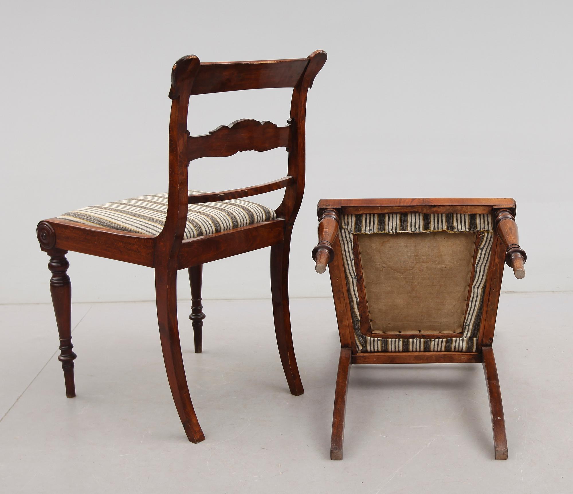 STOLAR, 5 st (3+2), senempire, 1800-talets mitt.