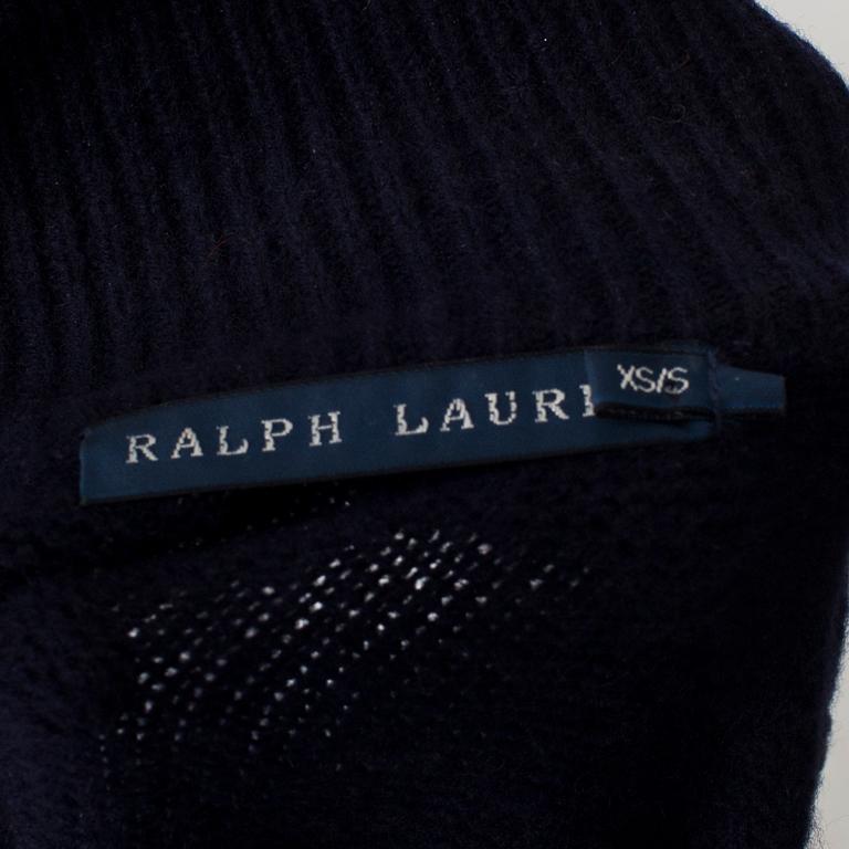 A wool-and cashmere poncho by Ralph Lauren.