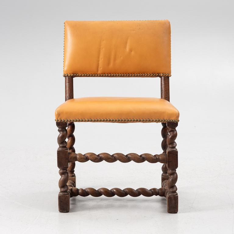 Stol, barock, 1700-tal.