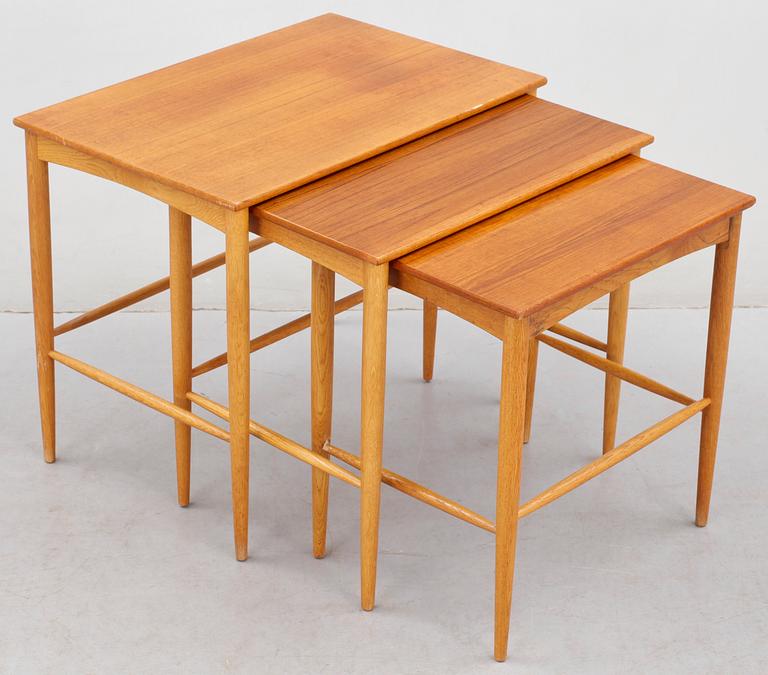 SATSBORD, 3 delar, Bertil Fridhagen, Bodafors, 1950-tal.