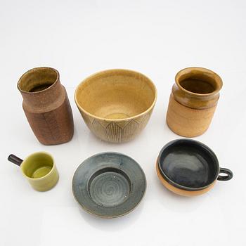 Signe Persson-Melin,  a set of six bowls and plates.