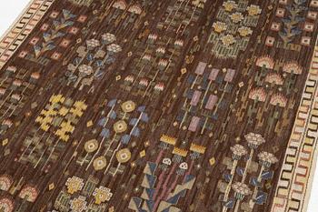 Märta Måås-Fjetterström, a tapestry, 'Juniblommor', tapestry weave, c. 271 x 163 cm, signed MMF.