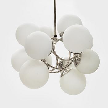 A sputnik model ceiling lamp from Kaiser Leuchten.