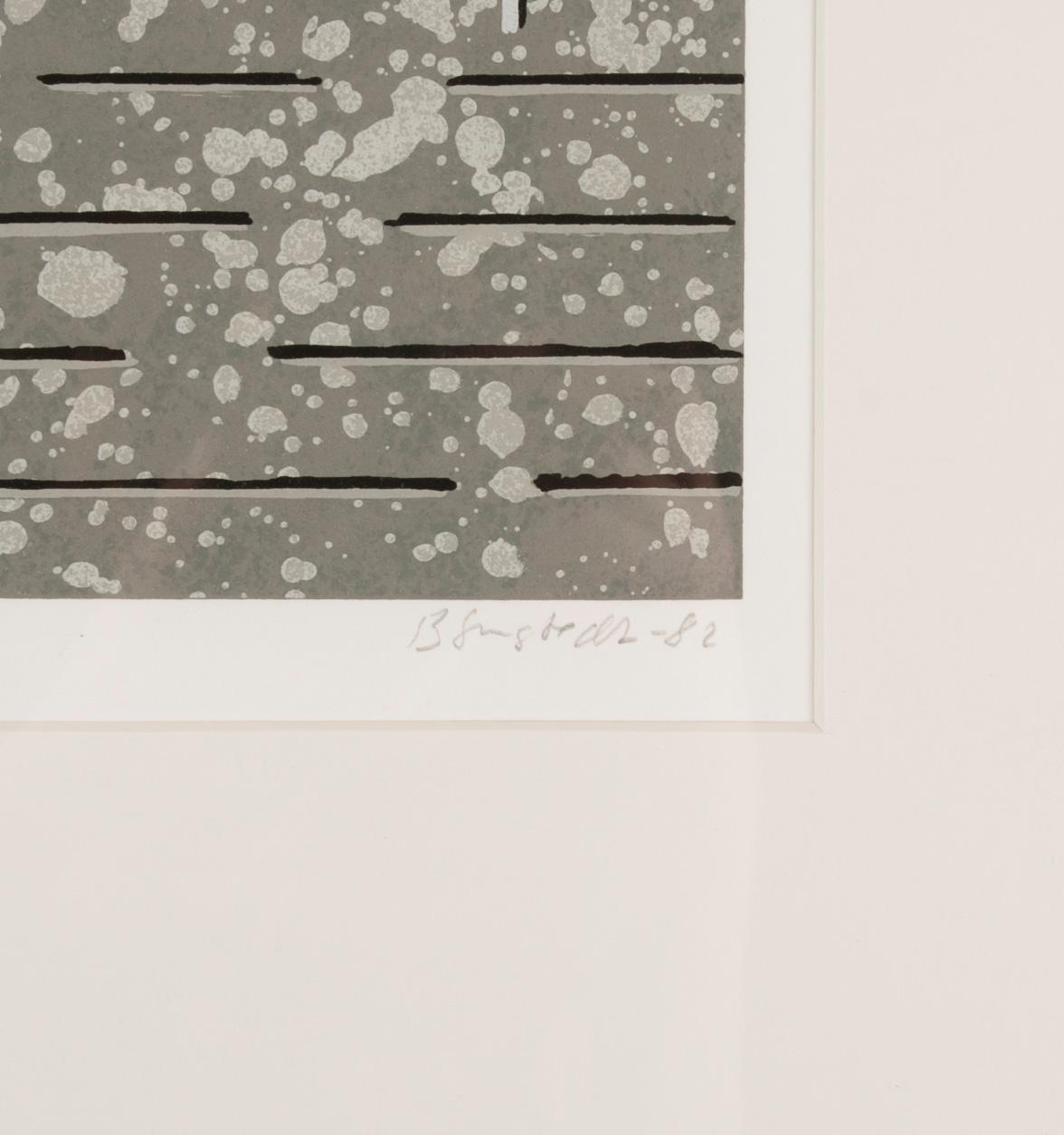 JUHANA BLOMSTEDT, serigrafi, signerad och daterad -82, numrerad 66/100.