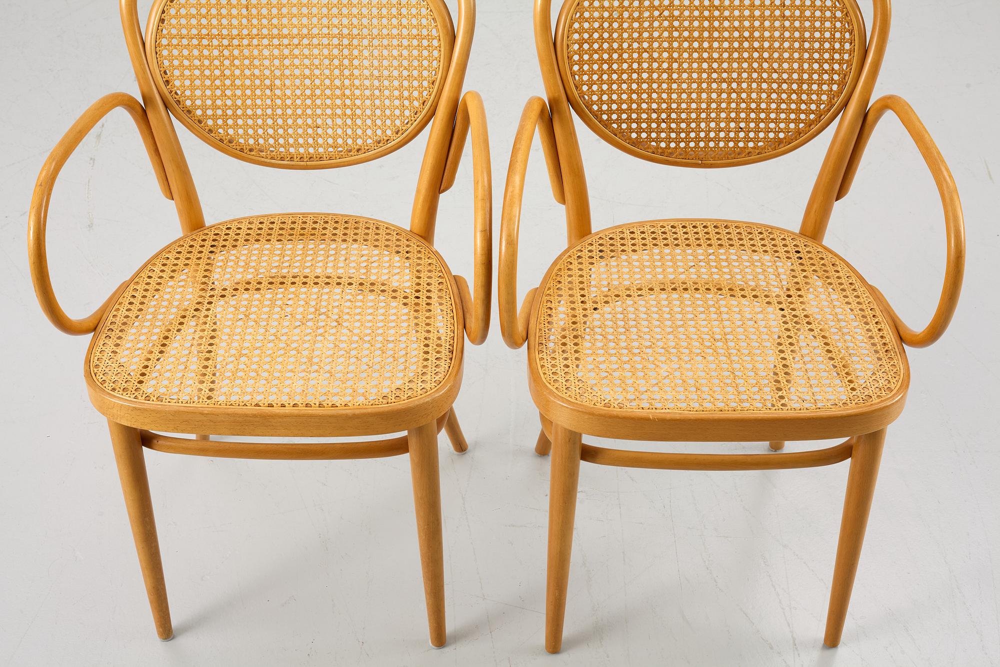 Armchairs, a pair, Thonet. Second half of the 20th century.